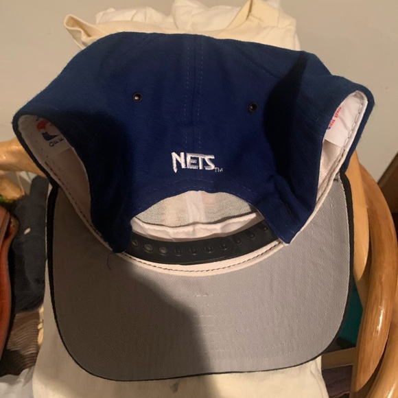 🎉 Host Pick🥳 RARE Vintage NJ Nets 🏀 cap 🧢 - Picture 2 of 5